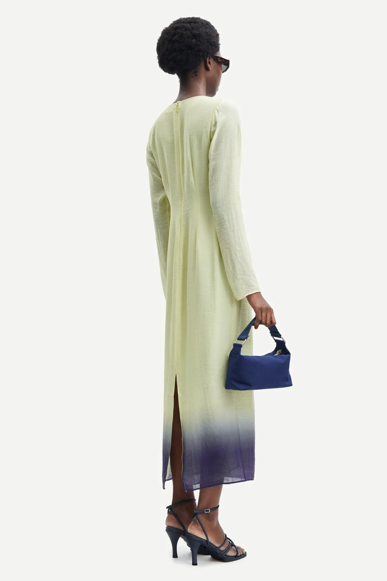 Alina Dress -  Lemon Ombré