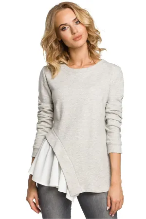 Asymmetric Cut Luxe Blouse