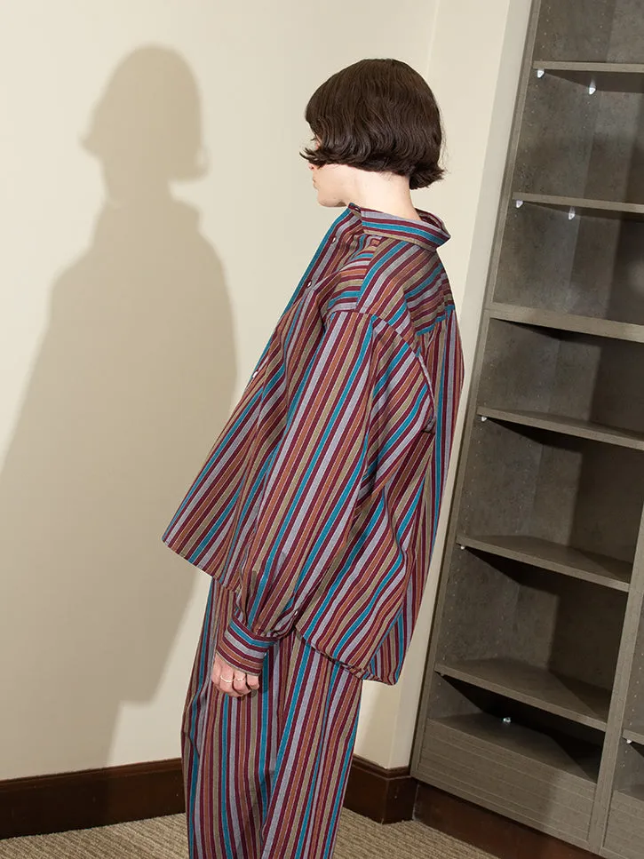 Baserange Claude Shirt, Multistripe