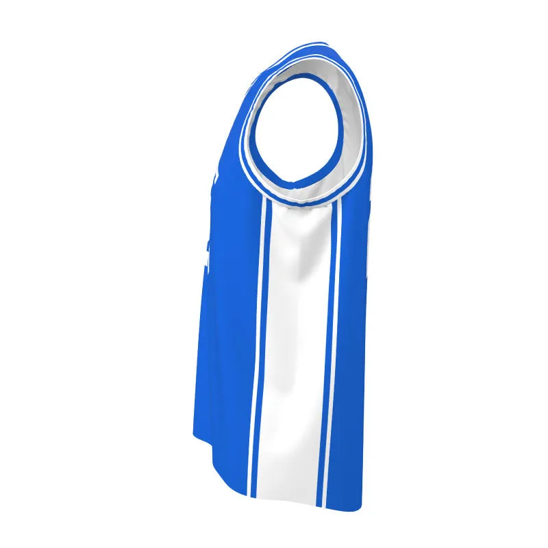 Blue Core Basketball Singlet Design Your Own Custom