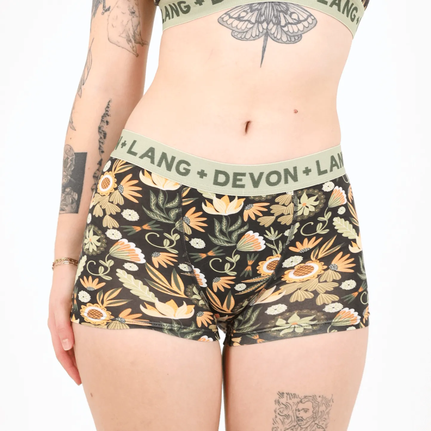 Bria 2.0 Boyshort - Fall Florals