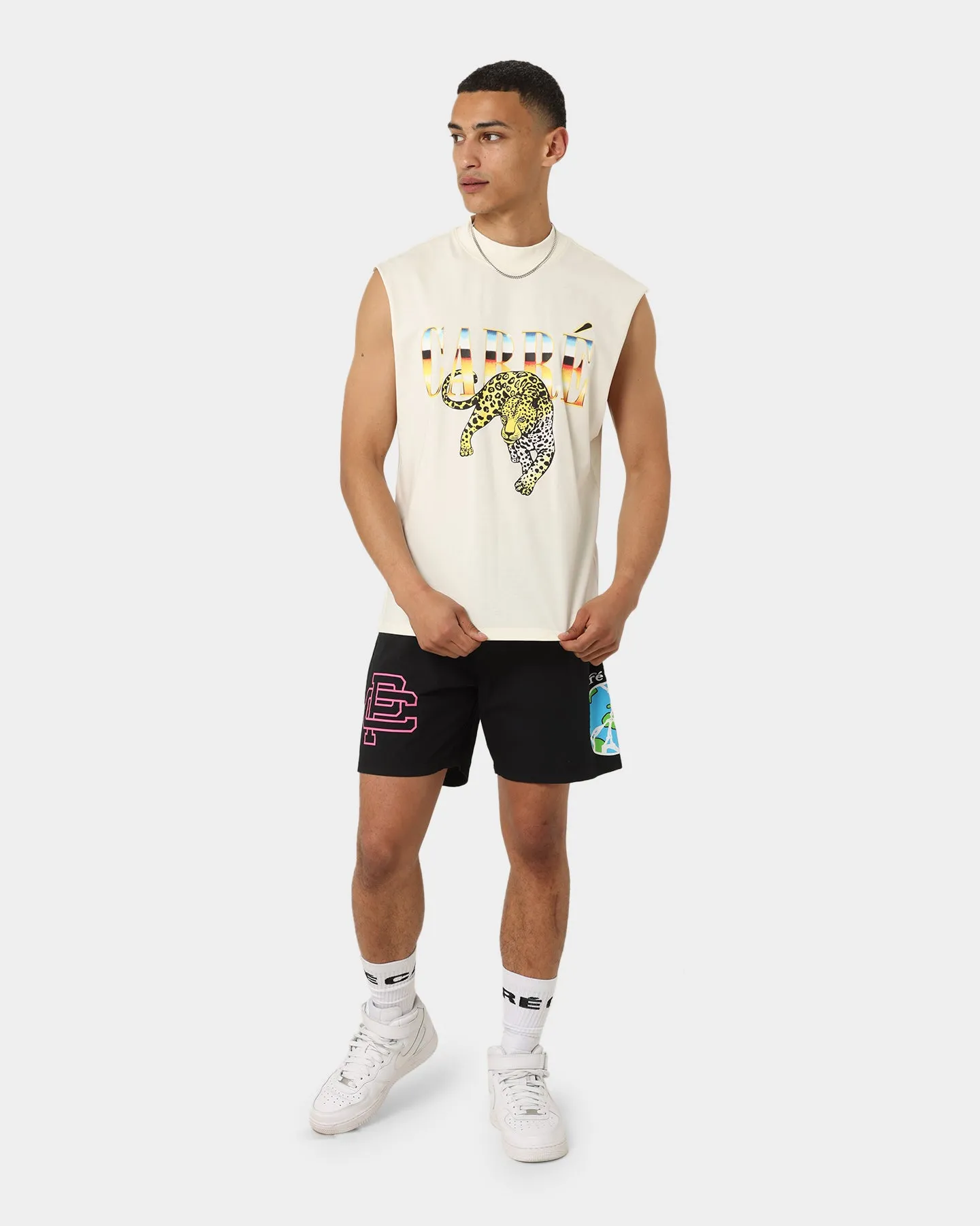 Carré Leo Retro Muscle T-Shirt White
