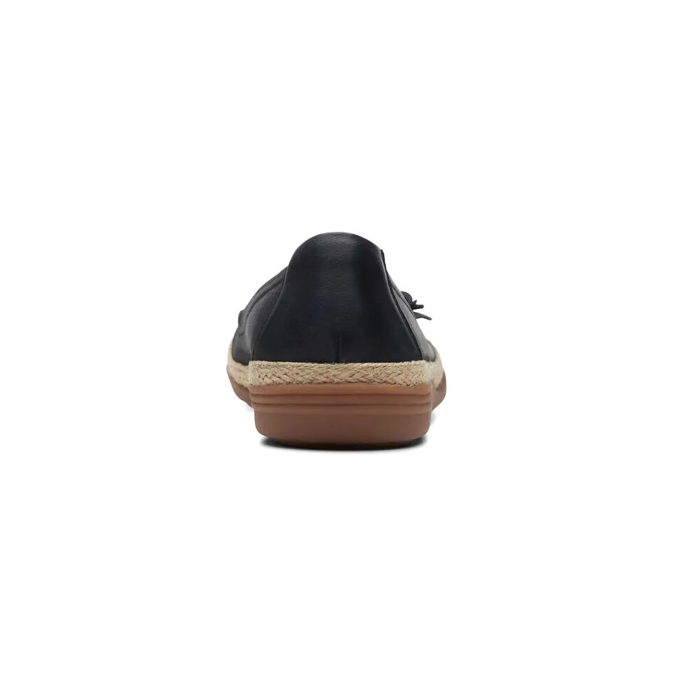 Clarks Women's Elaina Jade Black | Cherry Red Leather