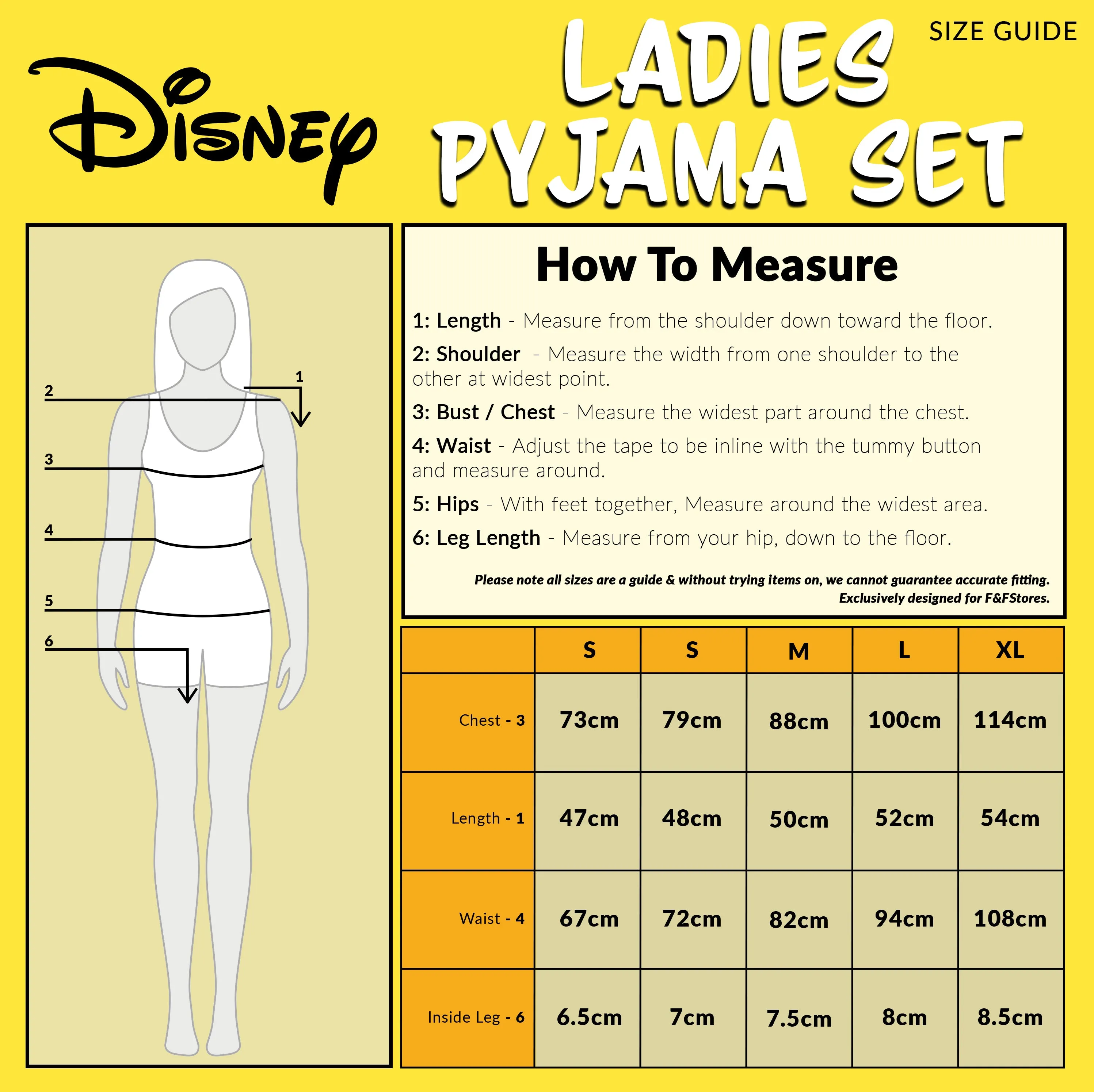 Disney Minnie Mouse Ladies Pyjamas, Short PJs Nightwear, Cosy Women’s Loungewear