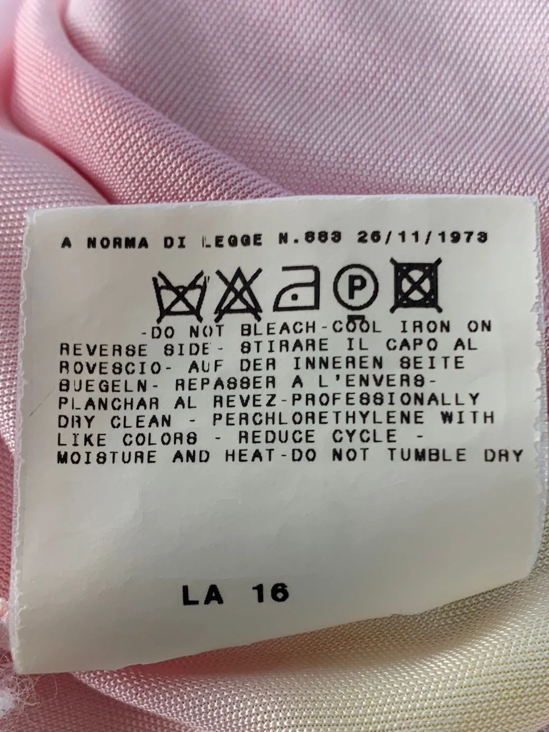 GIANFRANCO FERRE JEANS pink yellow print Sheer Rayon Top - S