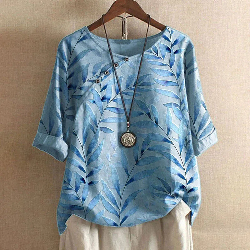 Grace | Floral Women's Shirt (Buy 2 Get 1 FREE)