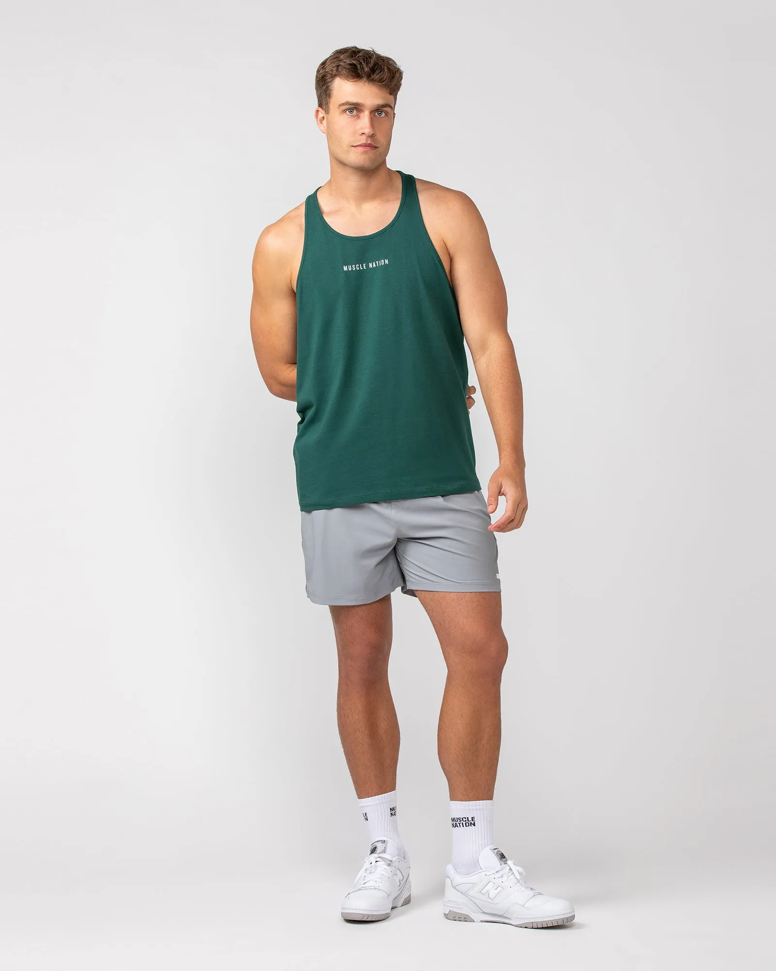 Infinite Y-Back Singlet - Pine