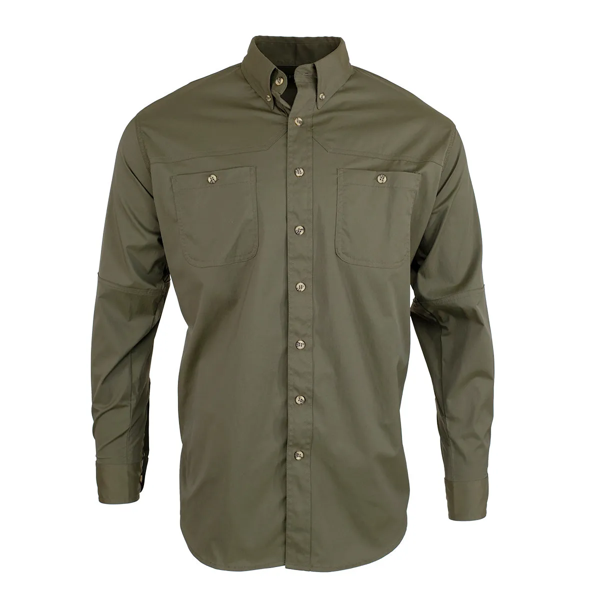 Kevin's Trim Fit Dual Patch Long Sleeve Sporting Shirt