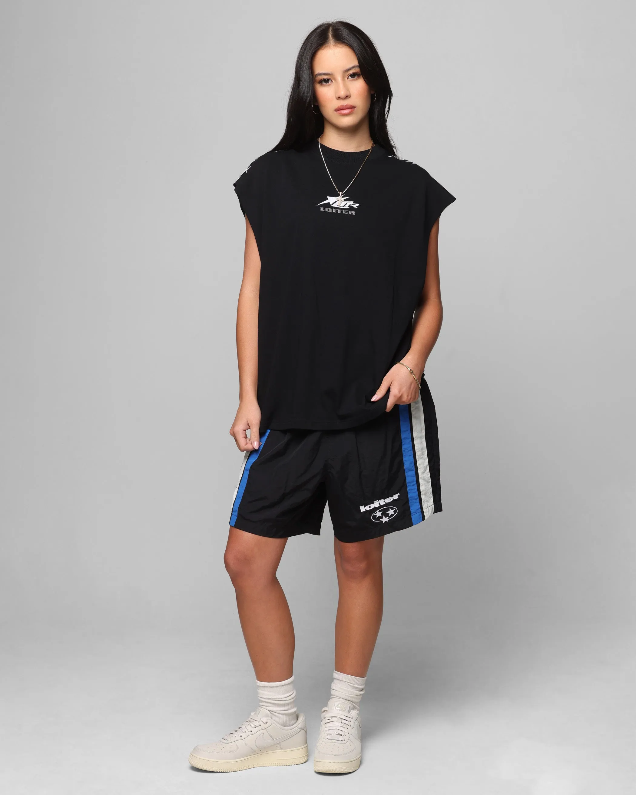Loiter Cyber Muscle T-Shirt Black