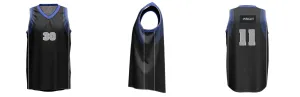 Mavericks Core Basketball Singlet Blue Design Your Own