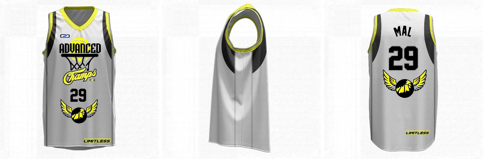 Mavericks Core Basketball Singlet White Design Your Own