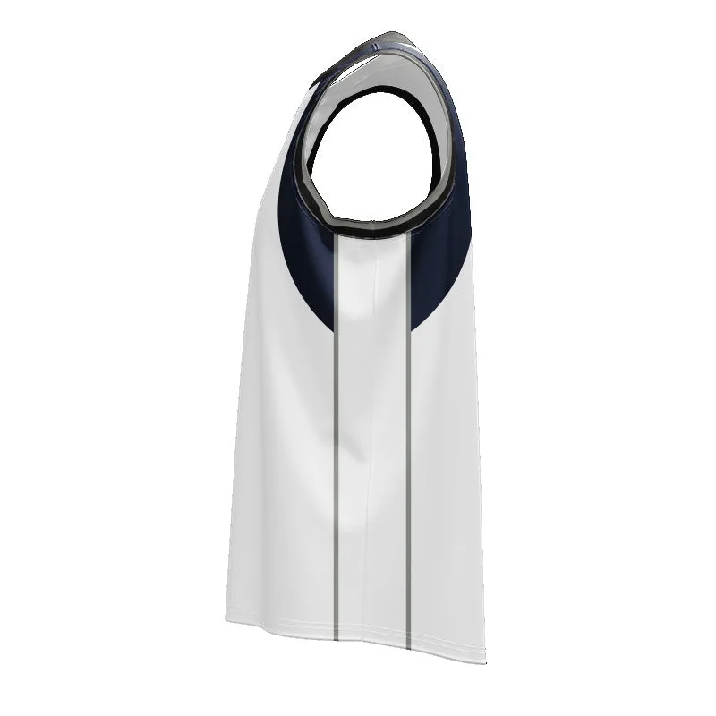 Mavericks Core Basketball Singlet White Design Your Own