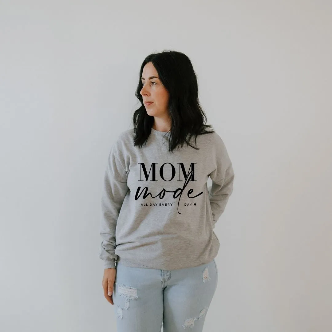 Mom Mode All Day Crewneck Women's