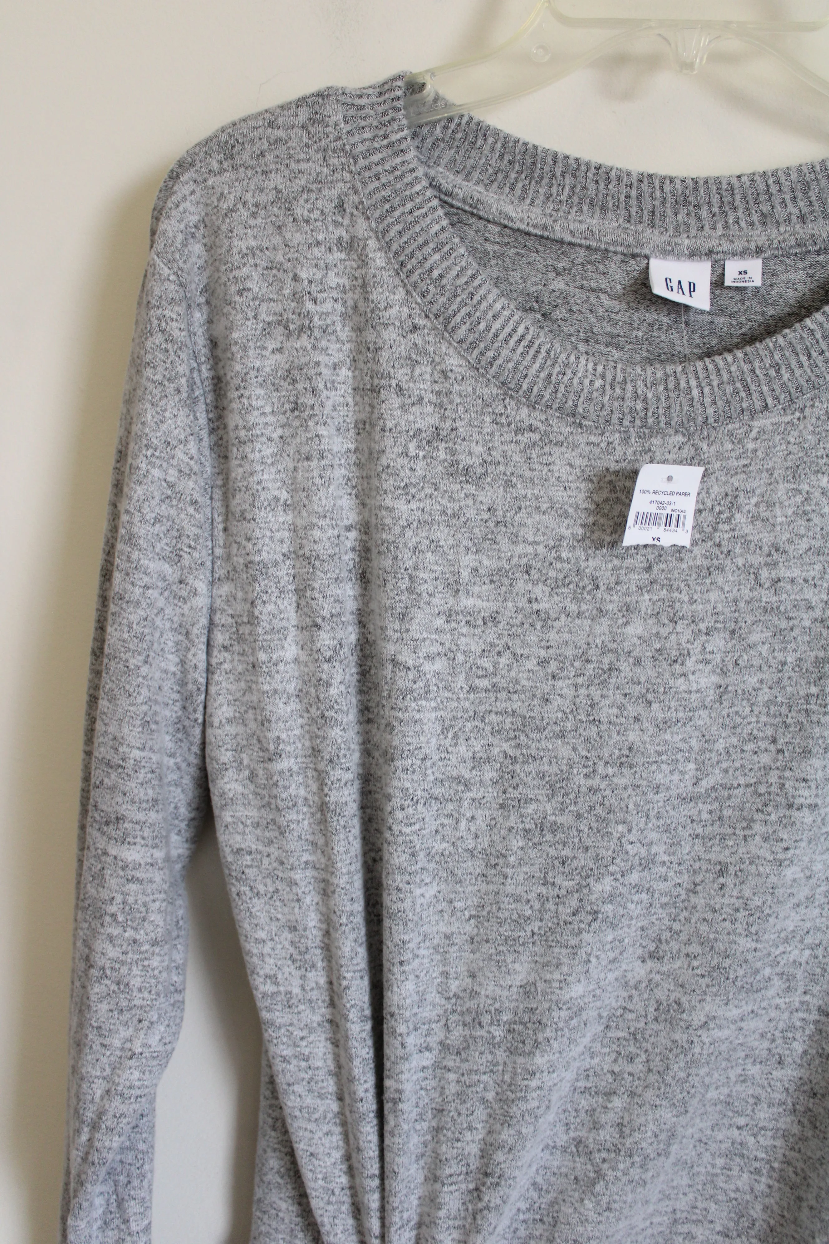 NEW Gap Gray Soft Bow Front Top | XS