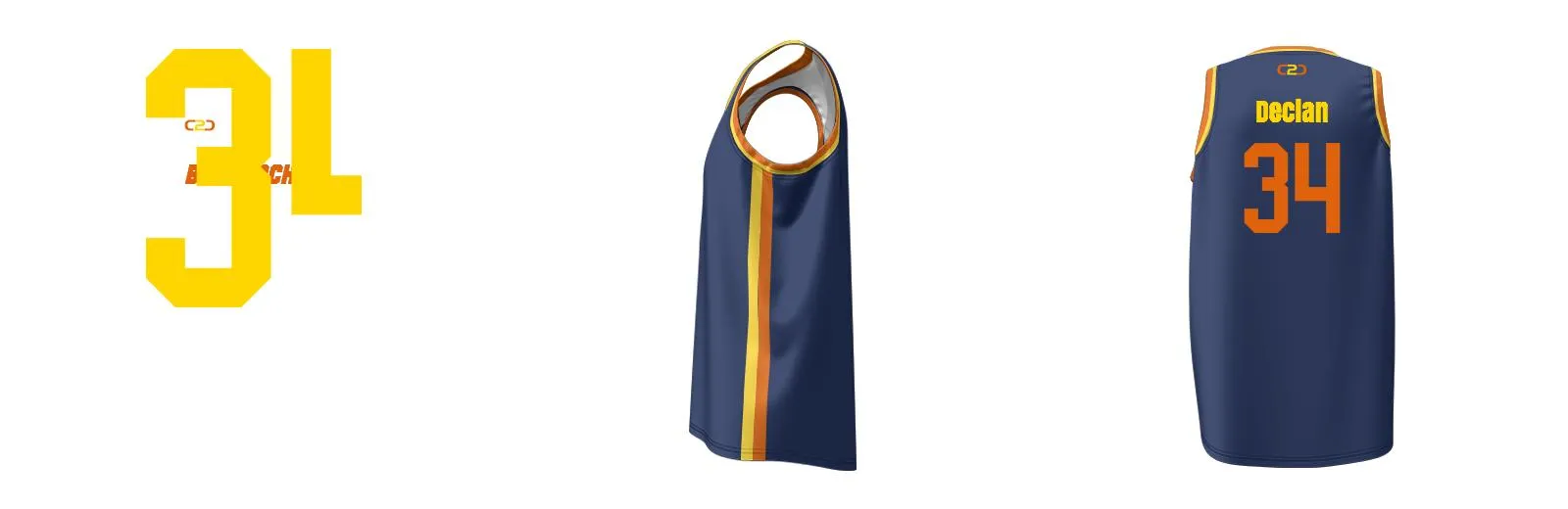 OKC Inspired Core Basketball Singlet Design Your Own