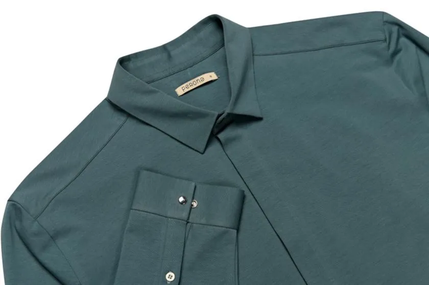 Perona   -   Mens-Shirts-Shirts-Finley-Pma-Ss24-350-S-Teal