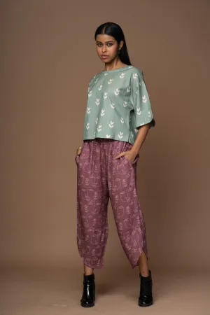 Petal Joy Pants in Growing Thoughts Pattern
