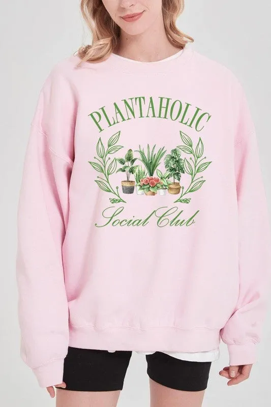 Plantaholic Social Club Graphic Sweatshirt