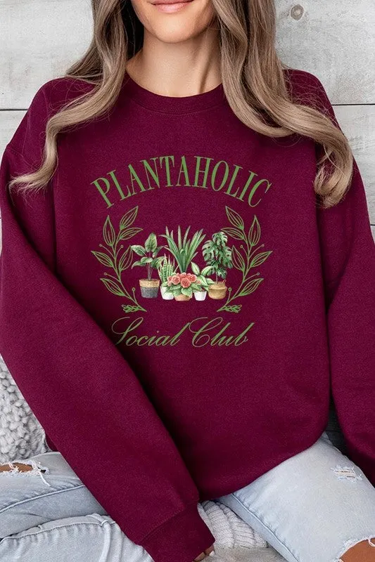 Plantaholic Social Club Graphic Sweatshirt