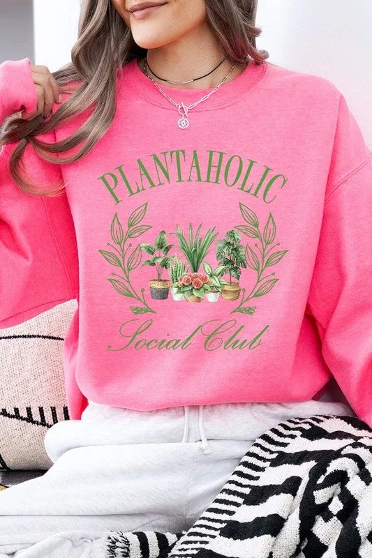 Plantaholic Social Club Graphic Sweatshirt