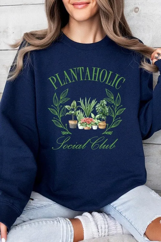 Plantaholic Social Club Graphic Sweatshirt