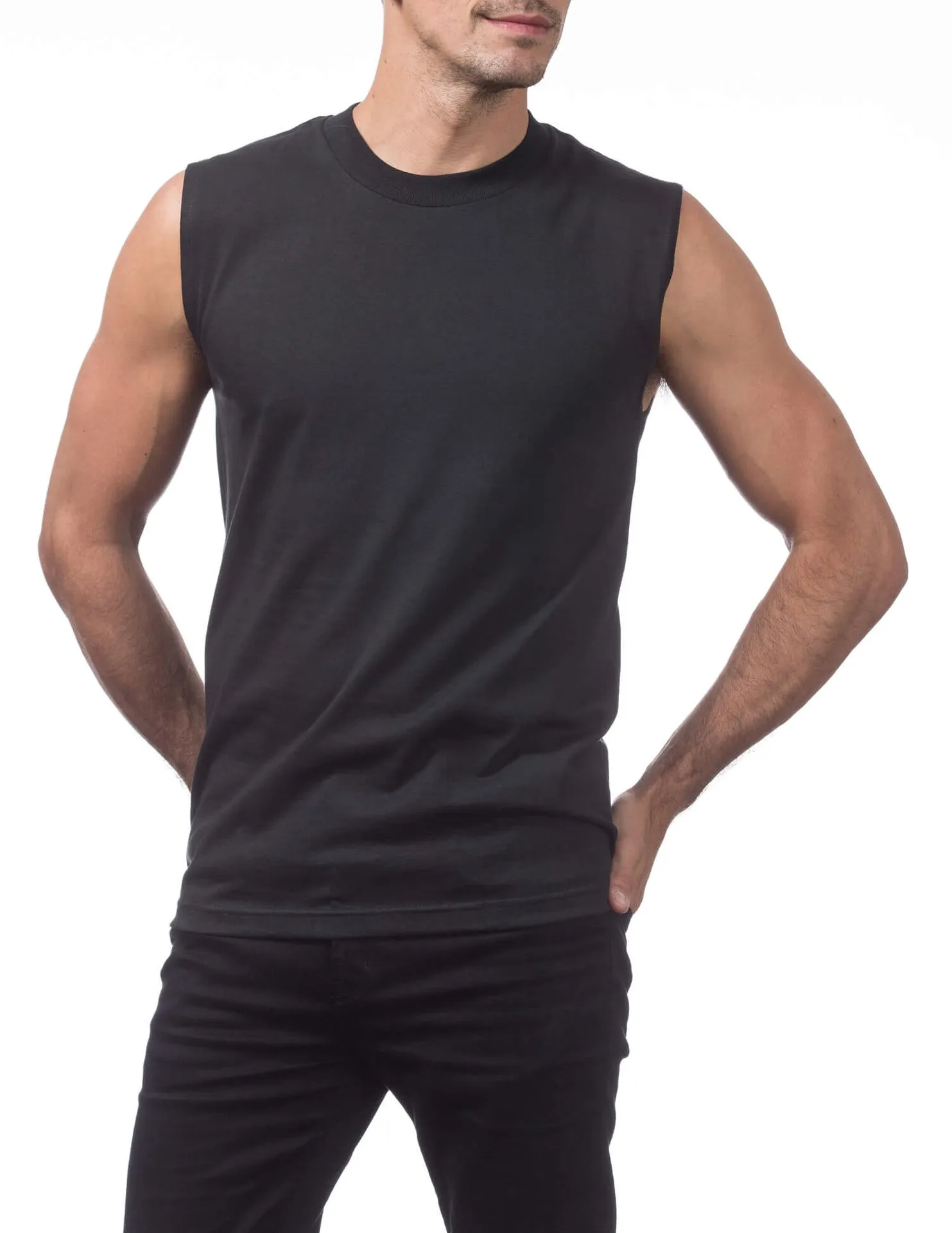 Pro Club Comfort Muscle Tee - BLACK