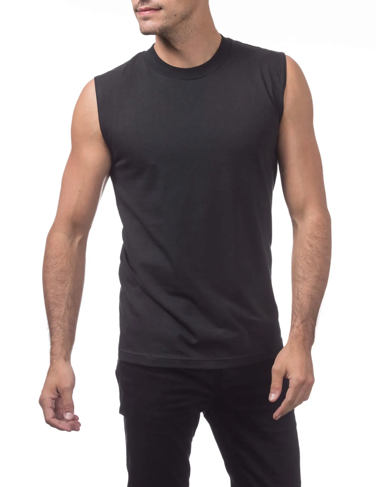 Pro Club Comfort Muscle Tee - BLACK