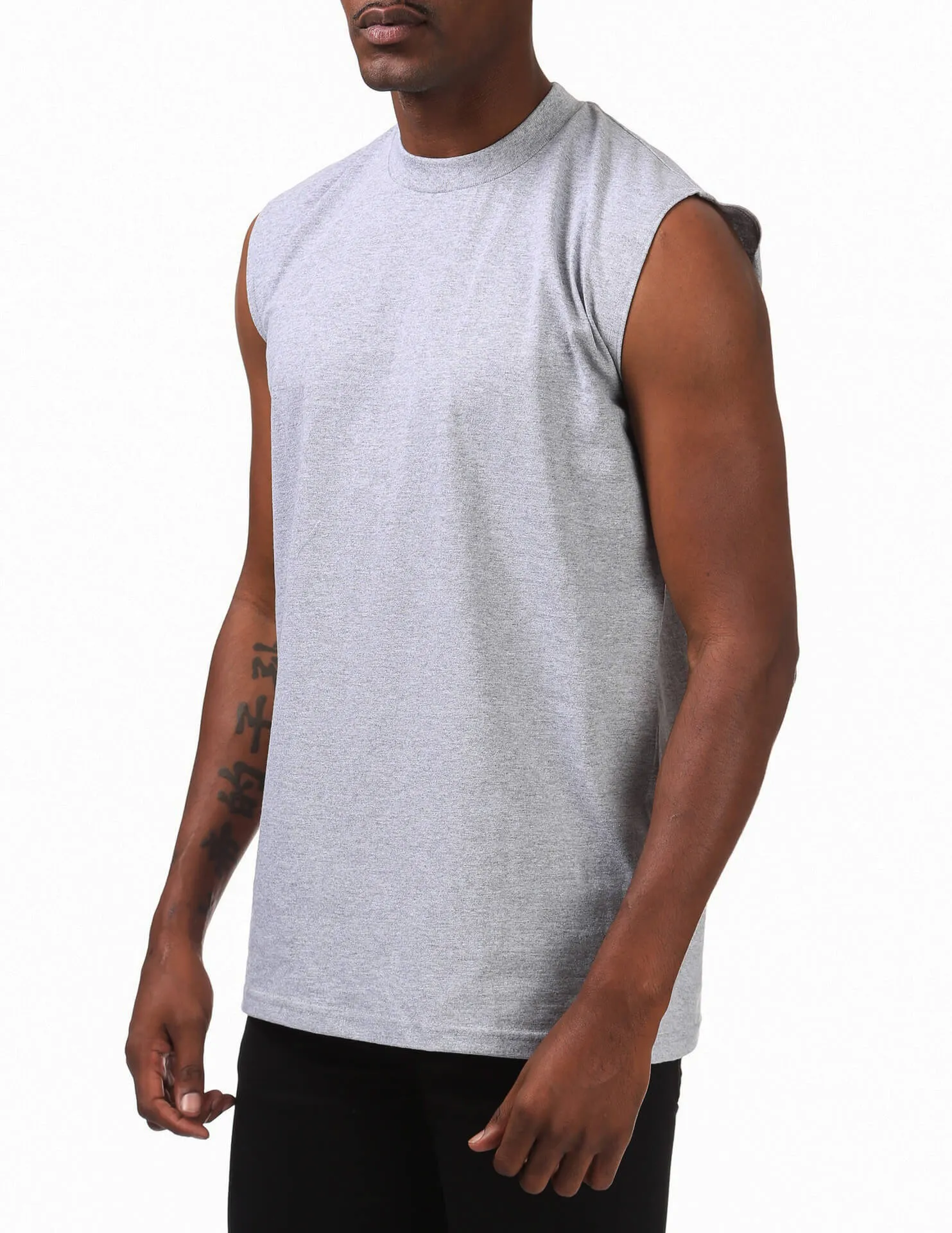Pro Club Heavyweight Sleeveless Muscle Tee - GRAY