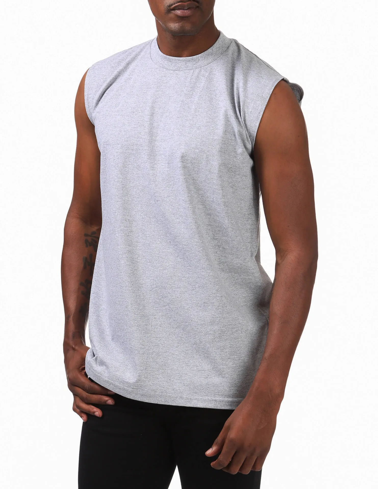 Pro Club Heavyweight Sleeveless Muscle Tee - GRAY