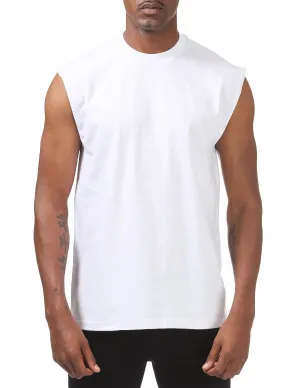 Pro Club Heavyweight Sleeveless Muscle Tee - WHITE
