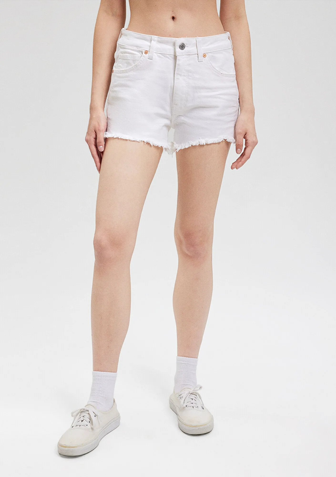 Rosie White Denim Jean Shorts
