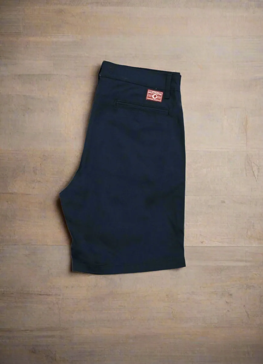 Rustic Dime Men's Workwear Chino Shorts - Heavyweight 100% Cotton Twill - Relaxed Fit - Made in Los Angeles