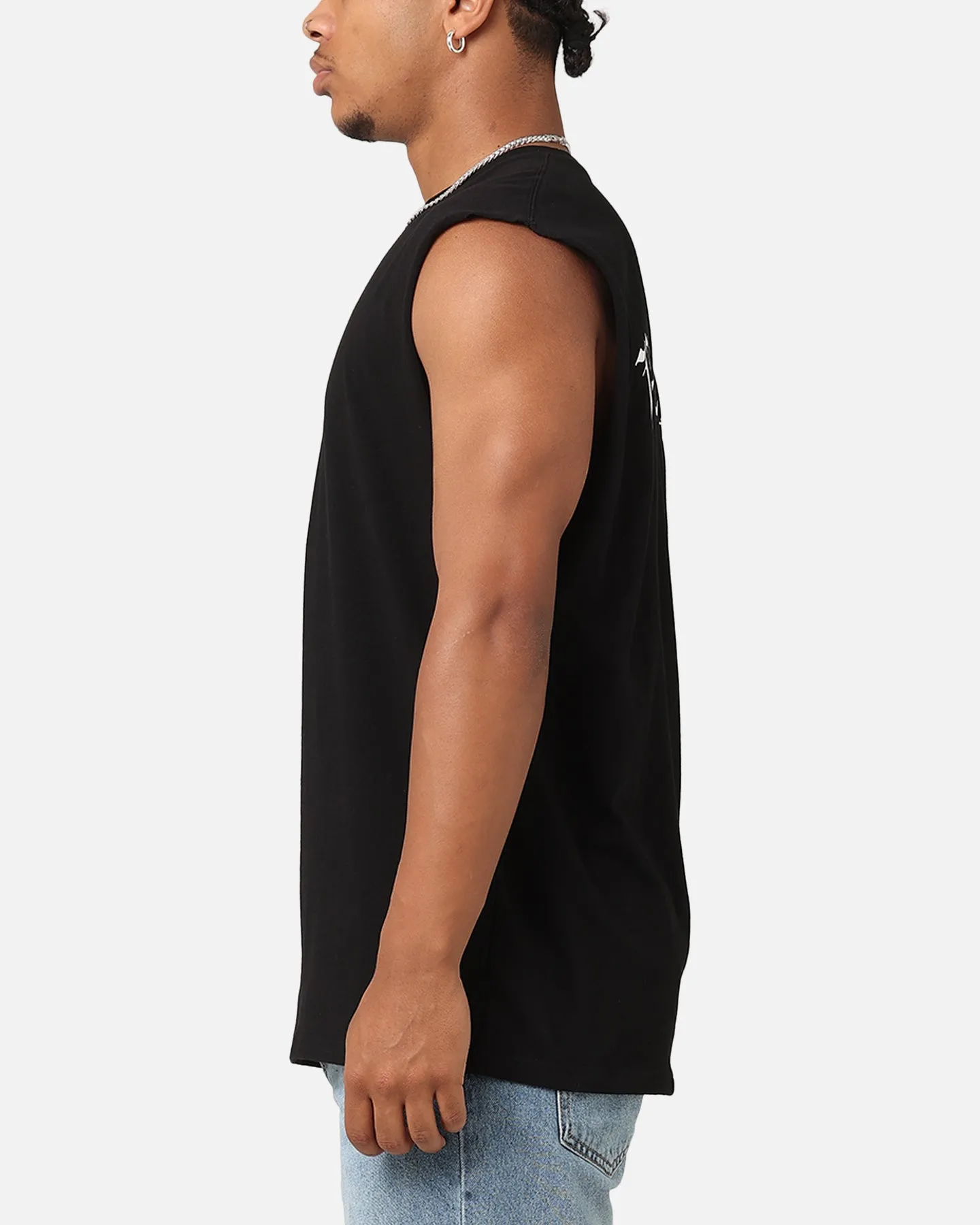 Saint Morta Dead Oversized Muscle T-Shirt Black