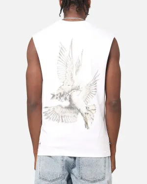 Saint Morta Doves Oversized Muscle T-Shirt White