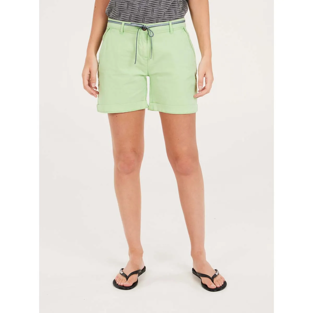Shorts Feminino Prtjanga Shorts Protest Verde