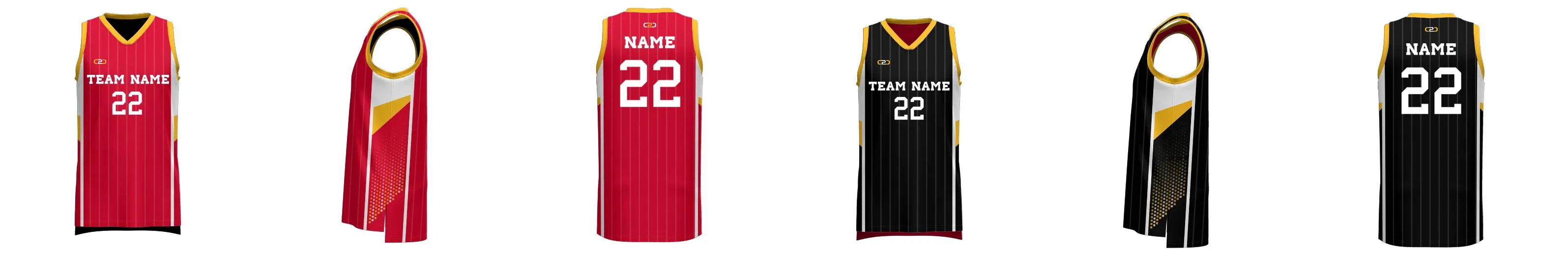Silver Collection Reversible 3HP V Neck Basketball Singlet Design Your Own Custom