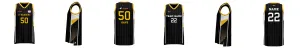 Silver Collection Reversible 3HP V Neck Basketball Singlet Design Your Own Custom
