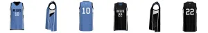 Silver Collection Reversible 3HP V Neck Basketball Singlet Design Your Own Custom