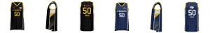 Silver Collection Reversible 3HP V Neck Basketball Singlet Design Your Own Custom