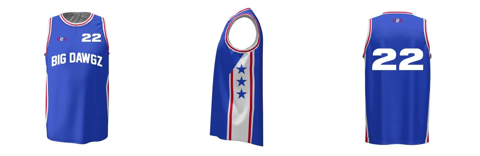 SIXERS Core Basketball Singlet Design Your Own