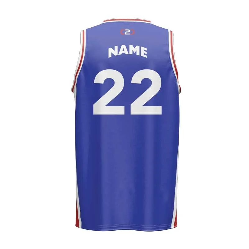 SIXERS Core Basketball Singlet Design Your Own
