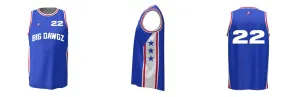 SIXERS Core Basketball Singlet Design Your Own