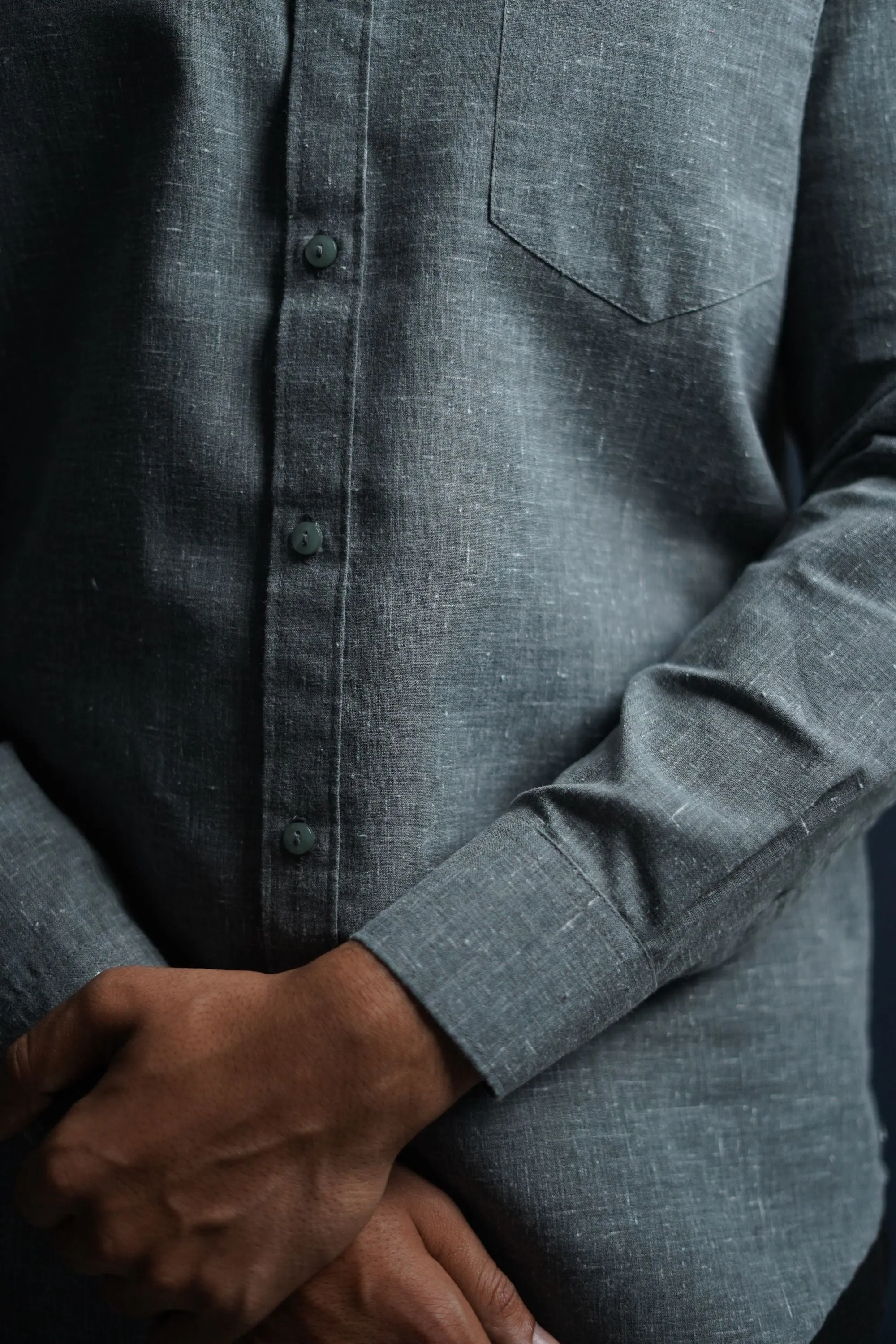 Sustainable Cotton Pebble Grey Shirt
