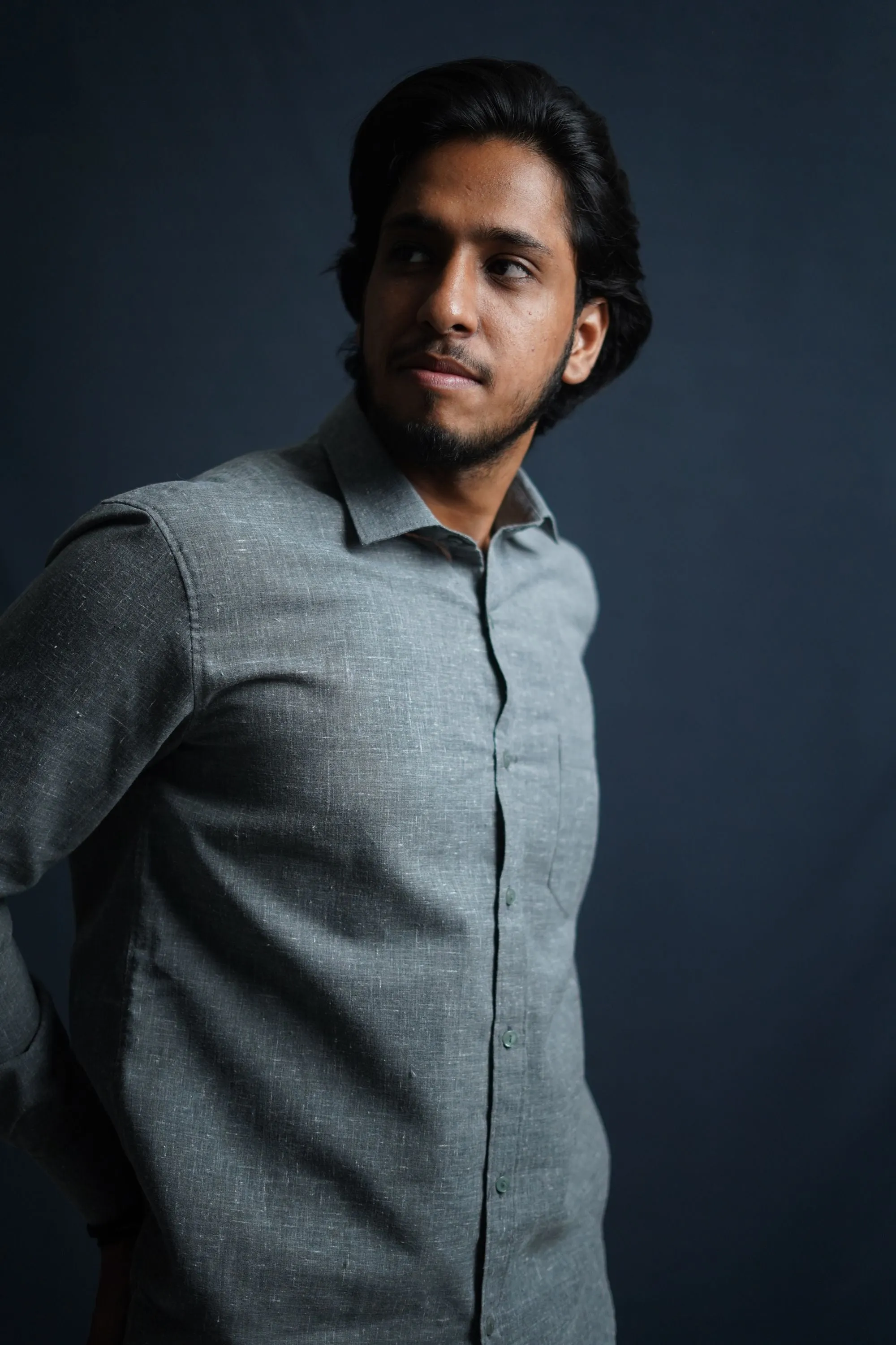 Sustainable Cotton Pebble Grey Shirt