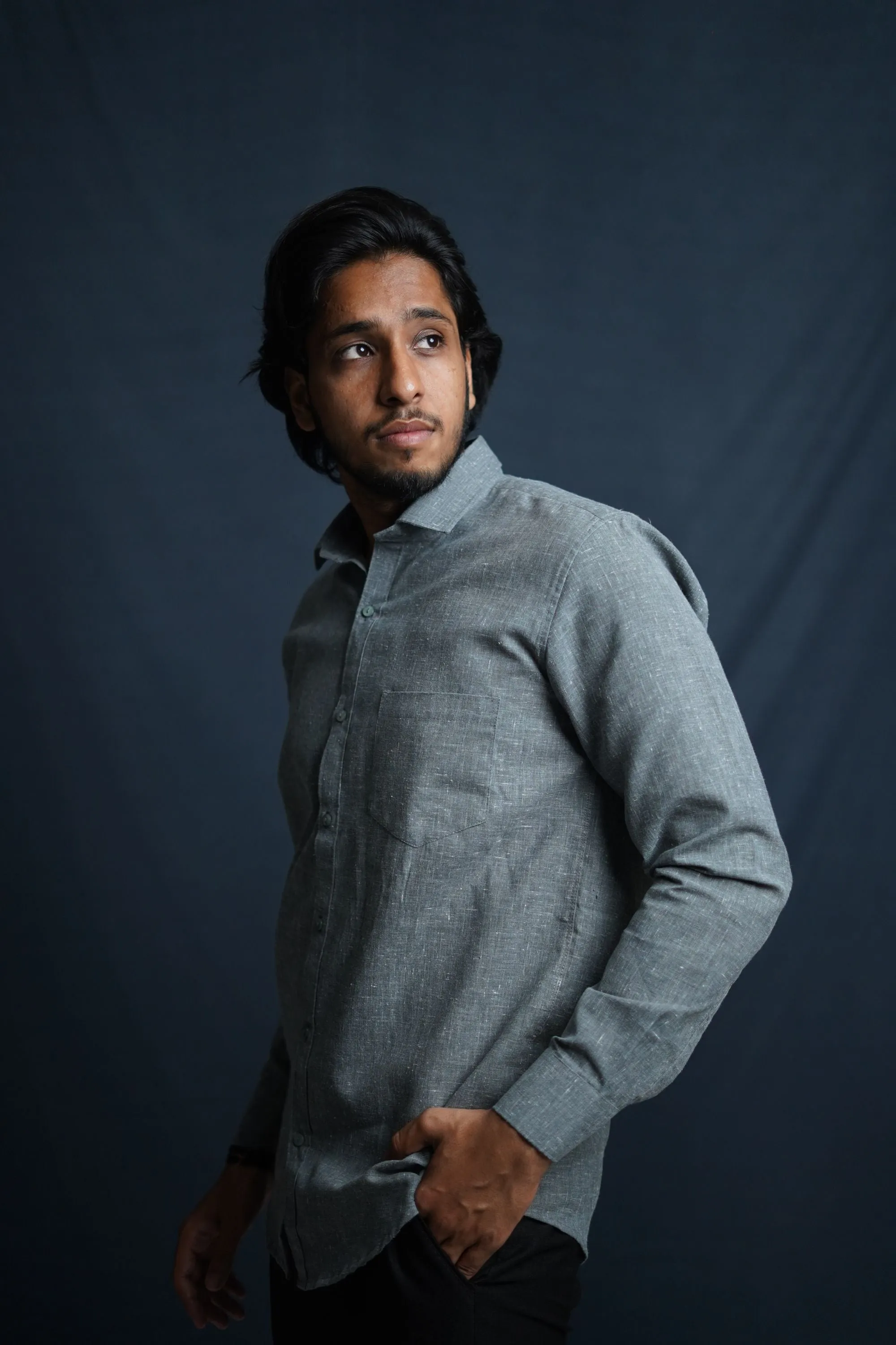 Sustainable Cotton Pebble Grey Shirt