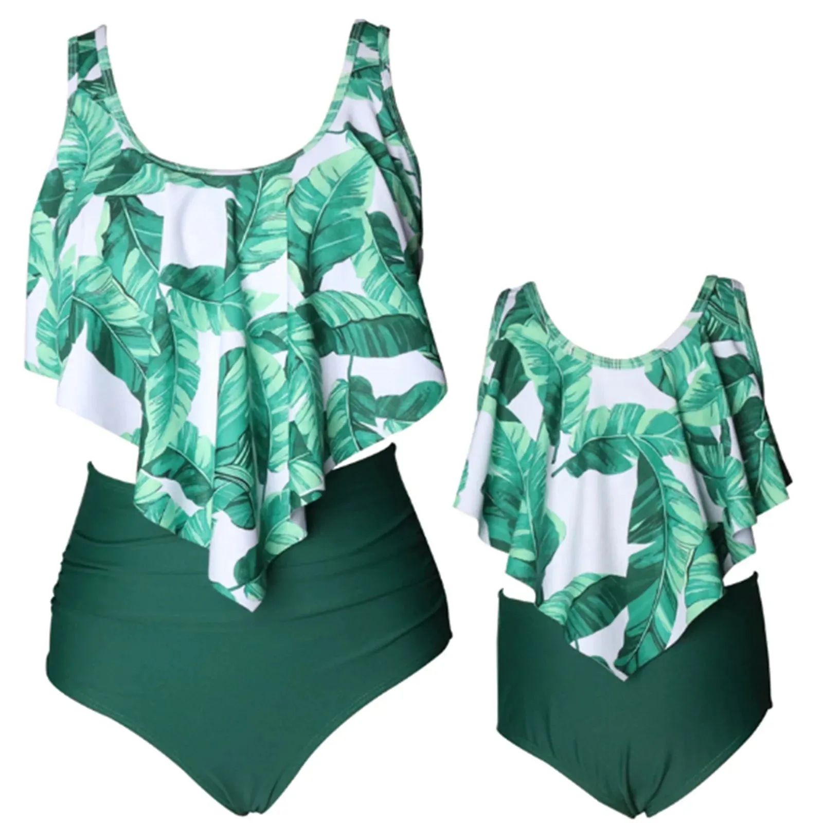 Swimsuit 2024 Trendy Retro Boho Cute Printed Bikini Summer Fashion Tankini Bikinis Women'S Two Pieces Swimsuit Casual Swimwear