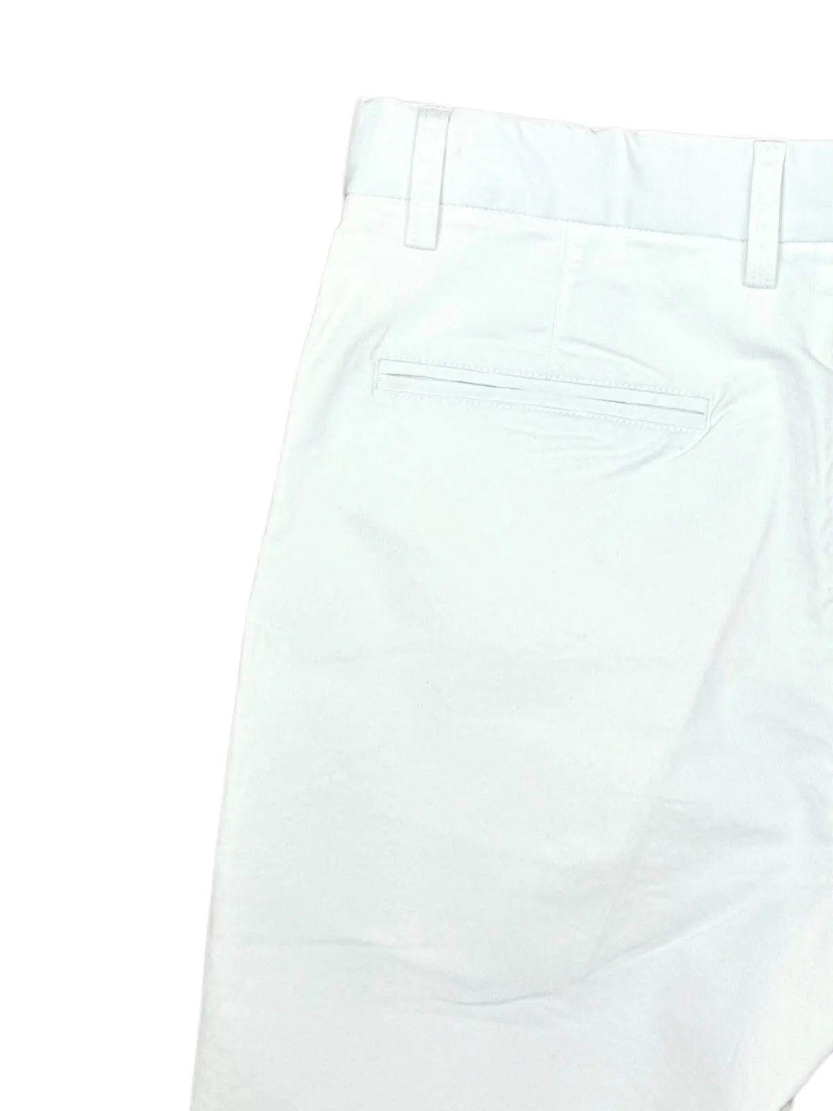 Tailored Chino Adjustable Waist Short - White