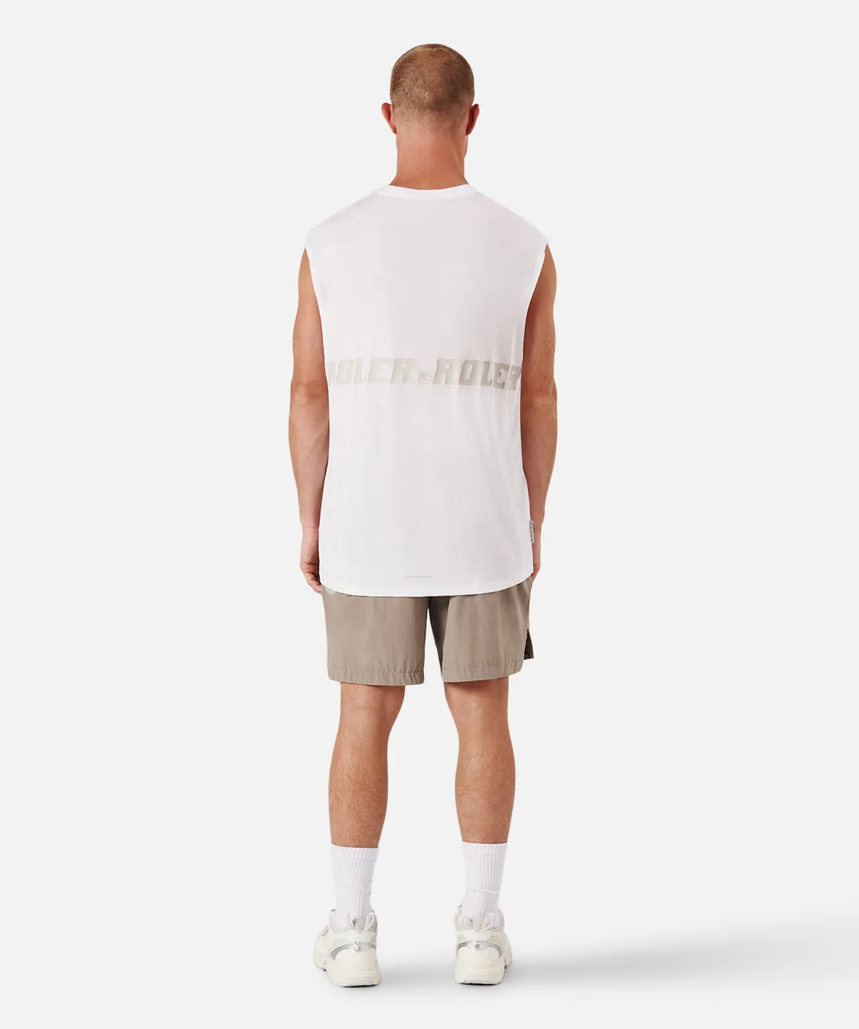 The Bowery Muscle Tee - White