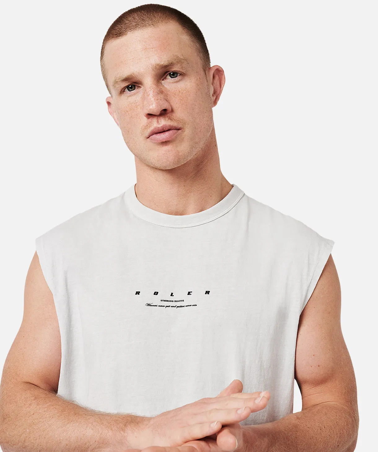 The Lauder Muscle Tee - Ash