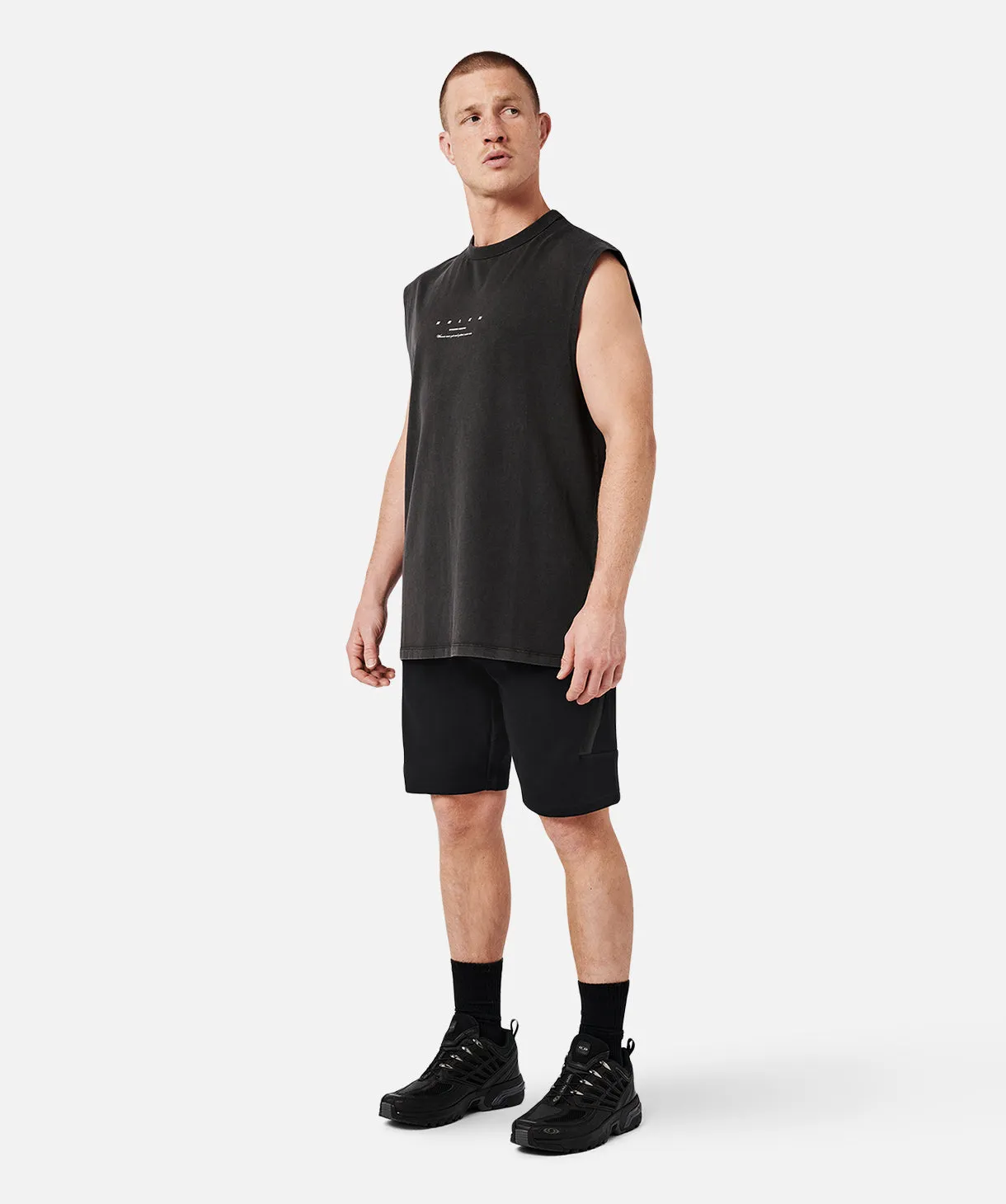 The Lauder Muscle Tee - Black
